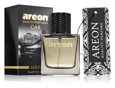 Zdjęcie produktu dla Perfumy samochodowe AREON PERFUME NEW Gold 50 ml
