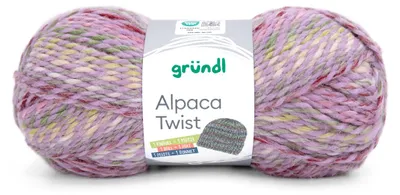 Produktbild von Gründl Wolle Alpaca Twist 100 g rosa-bordeaux-creme
