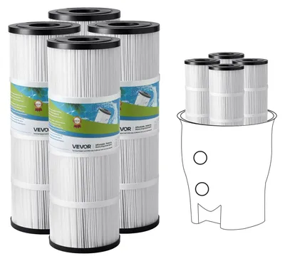 Zdjęcie produktu dla Premium Wkład Filtrujący Do Basenu Vevor 4 Szt 7 4 M2 Filtr Do Wody