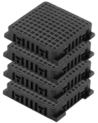 Aktivkohlefilter 4er-Pack, Ersatz für Liebherr-Modelle