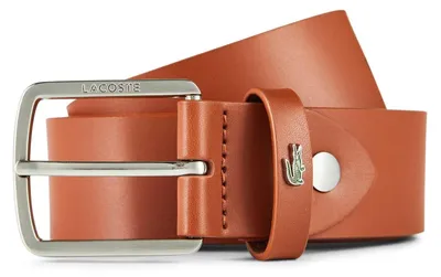 Produktbild von Lacoste - Gürtel für Herren, Logo, Leder GT17349 (100 cm) (Hellbraun)