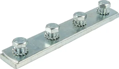 Produktbild von tecuro Schienenverbinder für Montageschiene Typ 27/18 und Typ 28/30, Stahl verzinkt