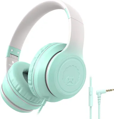 Produktbild von Integriertes Mikrofon & Hohe Kompatibilitätmit Kabel, Over Ear mit Mikrofon, Klinke 3,5 mm, Faltbarer, Stereo Sound, Verstellbare, Kopfhörer