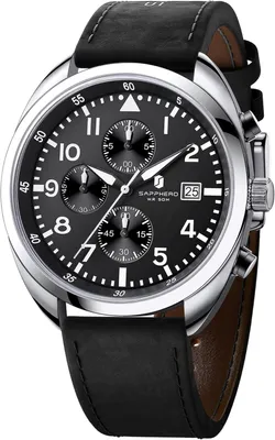 Produktbild von Watch Herrenuhr Quarzuhr Analog mit 50M wasserdicht Anzeige mit arabischen Ziffern einfache Lesbarkeit modische Freizeituhr mit Chronographfunktion