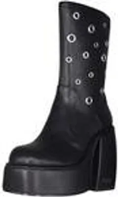 Image de Buffalo Dames Élégant Bottine Heart Bootie Belt 1220070 noir