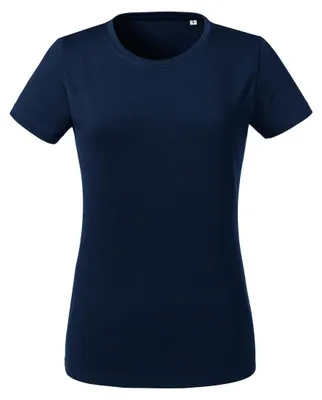 Produktbild von Russell - T-Shirt Schwer für Damen kurzärmlig FK3409 (XS) (Marineblau)