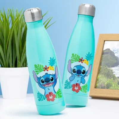 Produktbild von Paladone PP10960LS, Tägliche Nutzung, 460 ml, Schraubdeckel, Edelstahl, Türkis, Kind