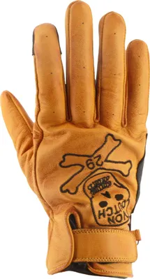 Productafbeelding van Helstons Bones, geperforeerde lederen handschoenen, bruin, maat 11, heren, bruin, maat 11
