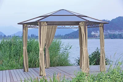 Produktbild von Garden Pleasure 507204 Pavillon 'SALMON' für Garten und Terrasse