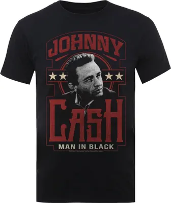 Produktbild von Johnny Cash - "Man In Black" T-Shirt für Damen RO1316 (XL) (Schwarz)