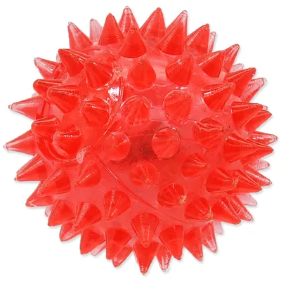 Obrázok produktu pre Hračka DOG FANTASY lopta LED ružová 5 cm 1 ks