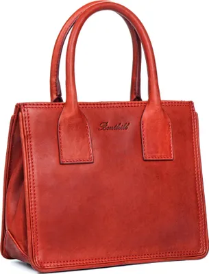 Produktbild von Benthill Handtasche Damen Echt Leder | Henkeltasche aus hochwertigem Rindsleder | Kleine Vintage Tasche Hobo Bag Beutel