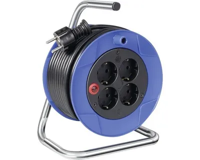 Obrázok produktu pre Brennenstuhl 1079181, Čierna, Modrá, Plast, 15 m, IP20, 160 mm, 190 mm