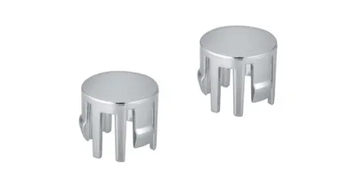 Produktbild von GROHE Abdeckkappe 47974, für Grohtherm 1000 Griffe, 2 Stück, chrom