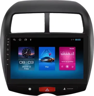 Produktbild von Autoradio mit Bluetooth und CarPlay für Mitsubishi ASX (2010–2018) – Kompatibel mit Apple und Android – Stereoanlage – Navigationssystem – 1 GB/16 GB