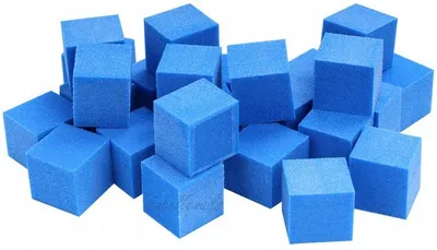 Image de Isabellenails Lot de 25 Mini Blocs Polissoirs Cube