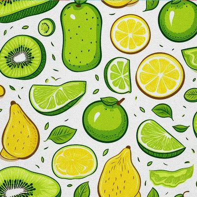 Productafbeelding van Buitenkussens Oxford - Motief: Fruit | DX6317