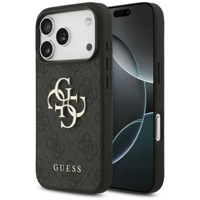 Produktbild von Handyhülle Guess Hardcase 4G Big Metal Logo für iPhone 18 Pro / 17 Pro, Schwarz