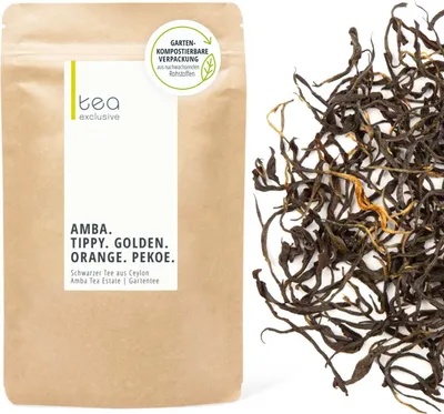 Produktbild von Amba Tippy Golden Orange Pekoe, Schwarzer Tee, Ceylon, 100g