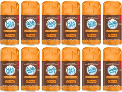 Produktbild von Fresh & More Lufterfrischer Nachfüller (12er Pack) 250ml Orange
