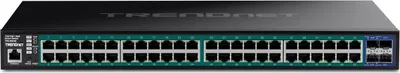Immagine prodotto di Switch TRENDnet 52 porte Gigabit Web Smart PoE+ con 10G SFP+ - Switch - 1 Gbps