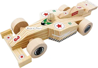 Produktbild von Holz Rennauto Bausatz ab 7 Jahren