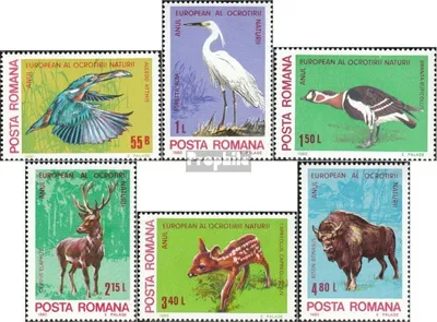 Produktbild von Briefmarken Rumänien 1980 Mi 3705-3710 (kompl.Ausg.) postfrisch Europäisches Naturschutzjahr 1980