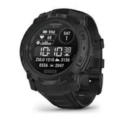 Obrázok produktu pre Garmin Instinct 3 Solar Tactical Edition 50mm Schwarz mit Silikon-Wechselarmband 26 mm