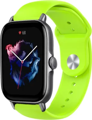 Produktbild von Strap-it Amazfit GTS 3 Sportarmband (Hellgrün)