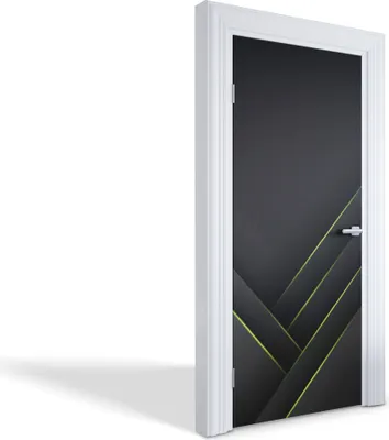 Produktbild von Türfolien Design Selbstklebende Wandsticker Türtapeten - Modernes technisches Design - 95 x 205 cm