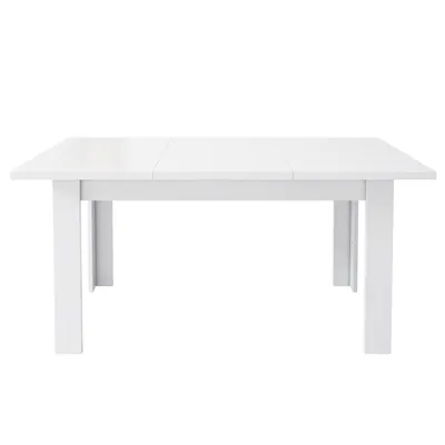 Produktbild von Flieks Esstisch mit verstecktem Stauraum, 120x70x75cm, Moderner einfacher Freizeittisch, Multifunktionaler Küchentisch mit klappbarer Platte, weiß