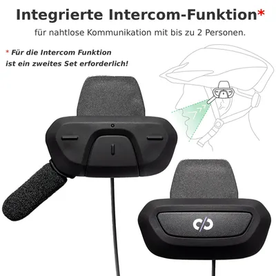Produktbild von Supertooth ROAMEE Bluetooth® Helm Headset mit Open-Ear-Technologie und Interkom