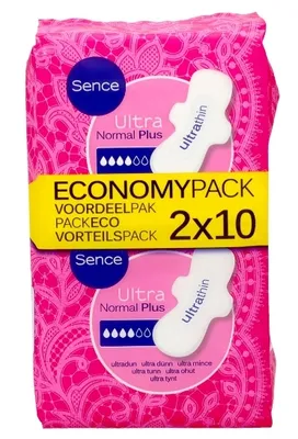 Produktbild von Sence Ultra Normal Plus Damenbinden, 20 Stück
