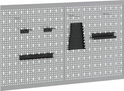 Zdjęcie produktu dla vidaXL Uchwyt na rękę 2 szt. szary 100 x 1 x 60 cm
