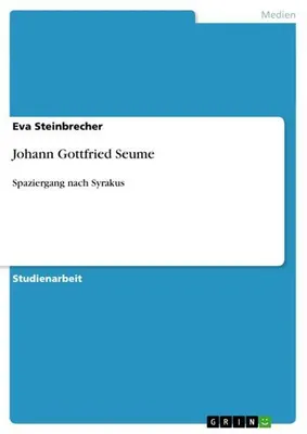 Produktbild von Johann Gottfried Seume