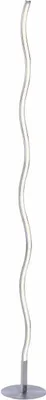 Image de Lampadaire LED, argent, design vague, H 120 cm