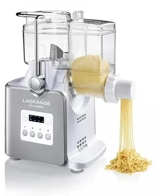 Produktbild von LAGRANGE 429002, Elektrische Nudelmaschine, Aluminium, Grau, Weiß, 250 g, LED, 180 W