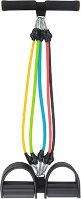 Produktbild von Multifunktions-Spannseil, elastisches Yoga-Pedal-Puller-Widerstandsband mit rutschfestem Griff, Beindehnungs-Spannseil, Heimfitnessgerät