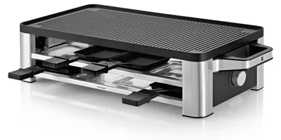 Zdjęcie produktu dla WMF Lono 0415040011, 8 os., Czarny, Chrom, Prostokątny, 1500 W, 220 - 240 V, 50 - 60 Hz