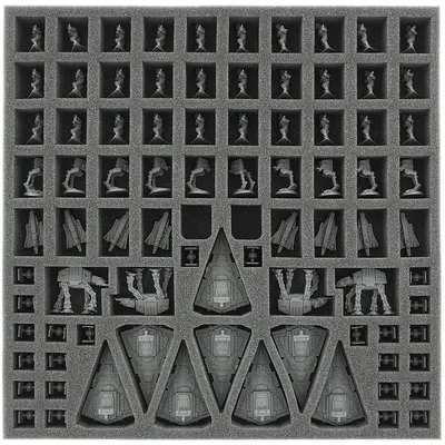 Obrázok produktu pre 30 mm penová vložka, 86 priehradiek, pre hru Star Wars Rebellion