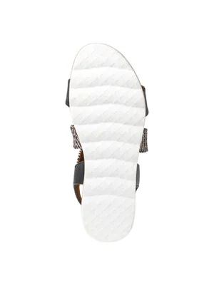 Produktbild von MARCO TOZZI Damen Wedge/Plat Sand Art: 2-2-28401-28 in black ant.comb (schwarz) - Größe:40