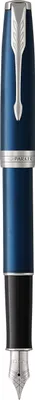 Produktbild von Parker Sonnet Füller | Blaue Lackierung | Füllfederhalter Mittlere Spitze | Geschenkbox