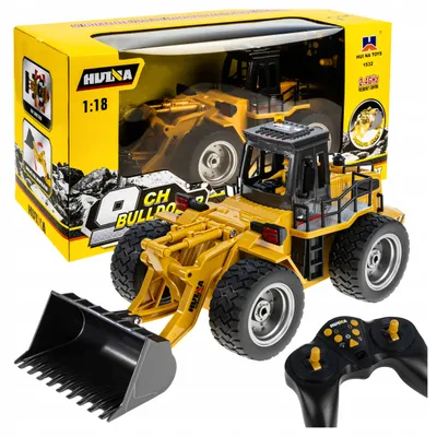 Zdjęcie produktu dla Zdalnie Sterowany Duży Spychacz Buldożer Rc Led Pojazd Budowlany + Pilot