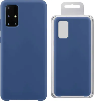 Produktbild von Silikonhülle Hülle für Samsung Galaxy A72 4G Dunkelblau