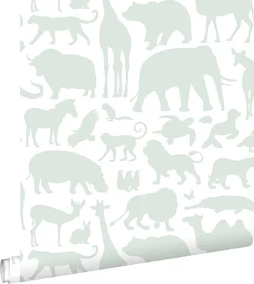 Obrázek produktu pro ESTAhome tapeta zvířata mátově zelená 53 cm x 10,05 m