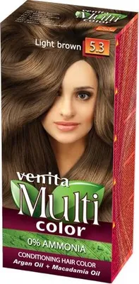 Obrázek produktu pro Venita Péče o Vlasy Barva 5.3 Světlá Hnědá - Kvalitní Barva s MultiColor Technologií