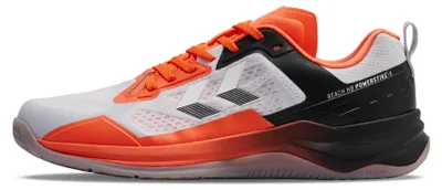 Produktbild von Hummel HB Powerstrike Pro Indoor Hallenschuhe Sportschuhe Handballschuhe orange/weiss/schwarz 230729-2442, Schuhgröße:44 EU