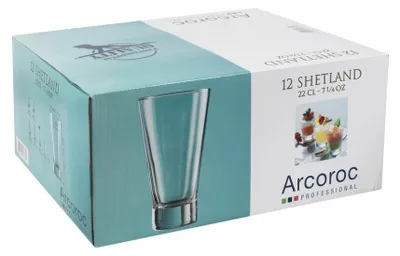 Produktbild von Arcoroc Trinkgläser Shetland FH22 – 220 ml, 12-Stück-Set