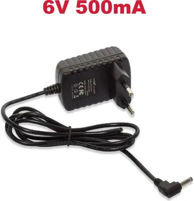 Produktbild von Trade-Shop 6V Ladekabel für Philips CD180 CD181 CD185 CD186 CD270 CD271 CD275 CD276 CD280 CD285 CD680 CD6801 CD685 CD6851B / Netzteil, Ladegerät