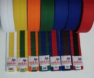 Produktbild von Orkan Budogürtel gestreift blau/rot 300